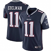 Nike Patriots 11 Julian Edelman Navy 100th Season Vapor Untouchable Limited Jersey,baseball caps,new era cap wholesale,wholesale hats